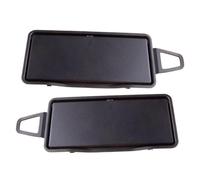 para Mercedes para Benz W212 E W218 CLS Class Car Black Left Right Side Sun Visor Shade Makeup Mirror Frame Cover POMPOMPUR