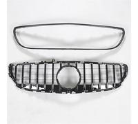 Para Mercedes Para Benz W218 Para GT R Para CLS CLS400 CLS500 CLS550 2015-2018 Parrilla Delantera Coche Rejilla Parachoques Delantero(Black)