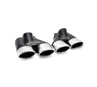 Para Mercedes Para Benz W220 S350 S320 S500 1 Par Puntas Escape Acero Inoxidable Para Automóvil Silenciador Boquilla Para Tubo Escape(Style A)