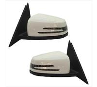 Para Mercedes Para Benz W221 Clase S S300 S350 S400 S63 2006 2007 2008-2013 Conjunto Espejo Retrovisor Eléctrico Puerta Lateral Coche RESPUNEKBAH(A pair White)