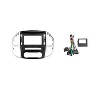para Mercedes para Benz W447 para Vito 3 2014-2020 Marco Frontal para Radio De Coche Android 2 DIN Estéreo RESPUNEKBAH(Frame Wire)