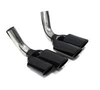 Para Mercedes Para Benz W464 Clase G G500 G550 Actualización G63 1 Par De Puntas De Silenciador De Escape Automóvil Boquilla Sistema De Escape(Black)