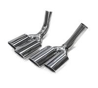 Para Mercedes Para Benz W464 Clase G G500 G550 Actualización G63 1 Par De Puntas De Silenciador De Escape Automóvil Boquilla Sistema De Escape(Plata)