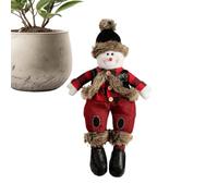 para Mesa con Muñeco de Nieve Lindo Peluche Sentado Centro de Mesa de | Decoraciones Navideñas Con Muñeco De Nieve Para Hogar Interior Cocina Estante Repisa Chimenea Cuarto Sofá Coche