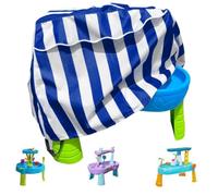 para mesa de agua - Protección impermeable resistente | Escudo a prueba de polvo de juguete cuenca | Mantas exteriores de tela Oxford 210D adecuadas para accesorios de juego Paso 2 Ducha Pl