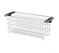 Para mesa IGT 0 5 unidades compatible con cesta de drenaje de acero inoxidable para mesa de camping plegable y práctica cesta de almacenamiento (cesta profunda)