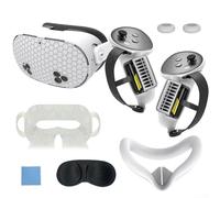 Para Meta For Quest3s Silic Ive, juego de cubierta 7 en almohadilla nasal antifugas Vr para Quest3 (blanco)