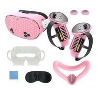 Para Meta For Quest3s Silic Ive, juego de cubierta 7 en almohadilla nasal antifugas Vr para Quest3 (rosa)