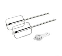 Para mezcla de acero inoxidable y accesorios de barrena para batidoras de mano Kenwood, accesorio de gancho de masa de metal (mezcla reemplazable), cabezal de batidor de mezclador de cocina. (C*2)