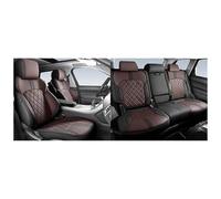 Para MG Para ZS Para HS Para EV 4 5 2023 Funda Asiento Automóvil Cuero Antideslizante Accesorios Interiores Automóvil Fundas Asientos vehículos(5Pcs-Coffee)