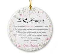 para Mi Esposo Nunca Olvides Que Te Amo Decoracion Navidad con Cuerda Colgante De Navidad Lindos Decoraciones Navideñas para Mochila Estante Festival