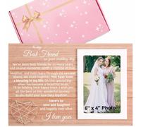 Para mi mejor amiga en el d a de tu boda - Regalo de marco de boda para novia de la mejor amiga - Regalo de amistad para la novia - Regalo de des