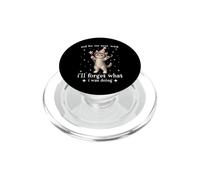 para mi próximo Truco, olvidaré lo Que Estaba Haciendo Gatito Divertido PopSockets PopGrip para MagSafe