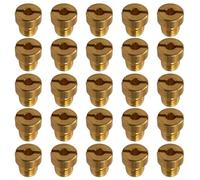 Para Mikuni compatible con 25 chorros principales de alta durabilidad M6 para una funcionalidad consistente del carburador