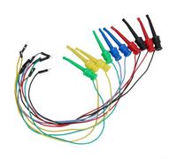 Para mini agarrador de prueba de gancho de clip para tabla de pan y para cables de puente, diseño suave flexible, para Arduino para frambuesa Pi DIY electrónica prototipado y pruebas de laboratorio