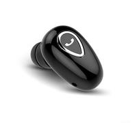 Para mini auriculares inalámbricos invisibles con rango medio claro y agudos detallados para voz e instrumental (negro)