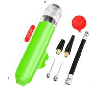 Para mini bomba de aire portátil de 15,5 cm para bolas para mini bomba de | Tamaño de bolsillo de 15,5 cm de longitud, se adapta a mochilas, ideal para viajes, bolsas de gimnasio, inflado rápido