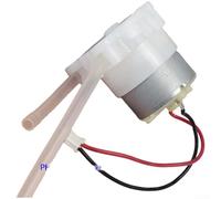 Para mini bomba peristáltica DC5V con motor de engranajes 500, transferencia de agua autocebante, estructura de tres rodillos, antireflujo, tamaño compacto para sistemas de manejo de fluidos