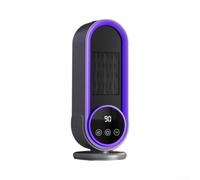 para mini Calefactor Cerámico 1200W con Temporizador para mini(Purple UK) | Tecnología para ptc avanzada, calentamiento para rápido en minutos, para compacto 11.8x32.5cm, para ideal escritorio