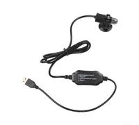 Para mini calentador de acuario USB con termostato ajustable de 18 - 34 °C, barra de calefacción impermeable de cristal de cuarzo para piscinas de peces de hasta 2 L, tortugas y fuentes para beber