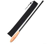 Para mini caña de pescar para pesca de arroyo con fibra de carbono y madera, 38 cm de longitud plegable para un fácil transporte y configuración (2,1 m)