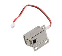 Para mini cerradura electromagnética DC6V 24V solenoide para almacenamiento de archivos de cajones de gabinete, compacto de 27 mm, inteligente para sistema de control de acceso a fallas (DC6V)