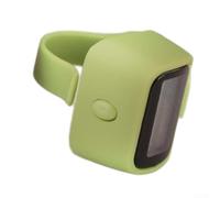 Para mini contador de dedos silencioso con pantalla digital grande para contar con precisión hasta 99999, ajuste ergonómico ajustable para la mayoría de tamaños de dedos (verde)