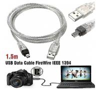 Para Mini DV MiniDV Cable de datos USB Firewire IEEE 1394 Videocámara HDV para editar en PC