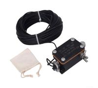 Para mini EFHW para antena 1:49 Balun 3-30 MHz HF Shortwave para antena de radio Ham - Media onda portátil para operaciones en campo y DXing, cable de 20 m, compatible con SSB/CW/FT8