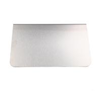 Para mini estantes flotantes de metal estante de almacenamiento de pared invisible diseño para baño, cocina, oficina, decoración de 21 x 15 cm (plata)