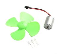 Para mini generador de energía eólica motor de 12 V con alas, kit de montaje para alternativa a experimentos de energía, modelo de engranaje pequeño de ABS + metal, rendimiento estable para