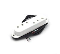 Para MINI Humbucker Pickup 3+3 Piezas de poste ajustables 9K Resistencia Dual Coil Guitarra Pieza de repuesto Negro (blanco)