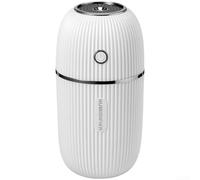 PARA MINI Humidificador de niebla fría 300ml Humidificador de aire USB portátil Funcionamiento silencioso para dormitorio, oficina, guardería, plantas de bebé, rosa (blanco)