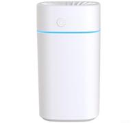 Para mini humidificador USB difusor de aromaterapia ultra silencioso 7 colores luz nocturna diseño cuadrado compacto 13x7.2x7.2cm salida de niebla fina para dormitorio escritorio coche