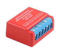 Para mini interruptor inteligente WiFi, módulo de relé controlado por aplicación con medidor de energía, control remoto de encendido y apagado para sistemas Tuya, fácil de instalar detrás de