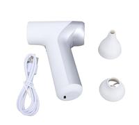 Para mini jet, para teclados de computadora y computadoras portátiles, inalámbrico, 98000 rpm, energía eólica alta, soplador de jet de mano para uso exterior (Gris blanco)