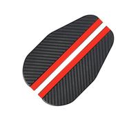 Para Mini Para Cooper 2 Piezas De Espejo Retrovisor Para Coche Visera Para Lluvia Y Cejas Accesorios Laterales Fibra Carbono Cubiertas de Lluvia para Espejo Retrovisor(Carbon fiber black)
