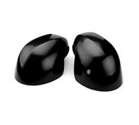 Para Mini Para Cooper F54 F55 F56 F57 F60 2020-2024 Auto Izquierdo Derecho Espejo Trasero Cubierta Carcasa Tapa Carcasa Carcasa Espejo Retrovisor Cubierta(Black a pair)