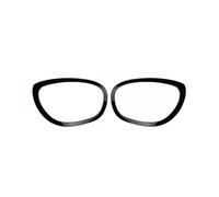 Para Mini Para Cooper Para Countryman F60 Juego De Embellecedores Cubierta Faro Delantero Y Trasero Negro Brillante Marco Luz Trasera Lente Faro Para Coche Principal(2*Front Headlight)