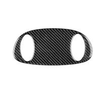 Para Mini Para Cooper R50 R53 2001-2006 Embellecedor Luz Lectura Para Techo Coche Pegatina Fibra Carbono Suave Panel Cubierta Consola Centra