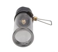 para mini para linterna de Gas para Camping Vidrio Templado(Black gas lamp)