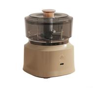 para mini Procesador de Alimentos Inalámbrico 13.5cm Portátil(Beige Model)