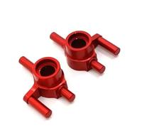 Para MINI-Q Car 1/28 Para Racing Drift RC Piezas Metal Modificación Actualización Copa Dirección Trasera Modelo Accesorio Ensamblaje Piezas ReparacióN Rc(Red)