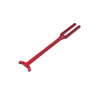 Para MINI-Q9 1/28 Mejora Metal Distancia Entre Ejes Ajustable Segunda Plataforma Accesorios Para Coches Teledirigidos RC Juguetes(Red)