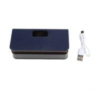 para mini Selladora Térmica Portátil con Imán, Recargable, 6 Ajustes y Display LED para Cerrar de Chips y Comidas, 23.5x6.3cm(Blue)