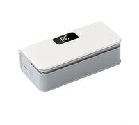 para mini Selladora Térmica Portátil con Imán, Recargable, 6 Ajustes y Display LED para Cerrar de Chips y Comidas, 23.5x6.3cm(White)