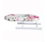 Para mini tabla de planchar de manga con funda de algodón, patas plegables para equilibrio de calor, herramienta portátil para puños y escotes en casa Viajes (A)