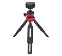 para Mini Tripod Mount con Adaptador, Altura Ajustable Plegable y Soporte de Montaje de Inclinación para Mini V4 Kit de Montaje de Trípode V4 (Adaptador Negro)