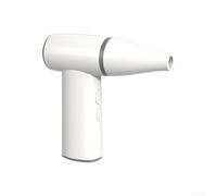 Para Mini Turbo para motor sin escobillas de 100000 rpm, soplador de mano recargable para limpieza al aire libre y eliminación de polvo electrónico, plumero de aire portátil de alta velocidad (blanco)