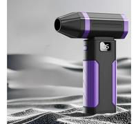 Para mini ventilador de alta velocidad con núcleo de turbina de 100000 rpm, soplador de conducto ajustable para refrigeración y limpieza de precisión (morado)